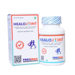 Healojoint Natural Arthritis Pain Relief Capsules – Fast-Acting Curcumin, Boswellia AKBA & Enteric-Coated Bromelain