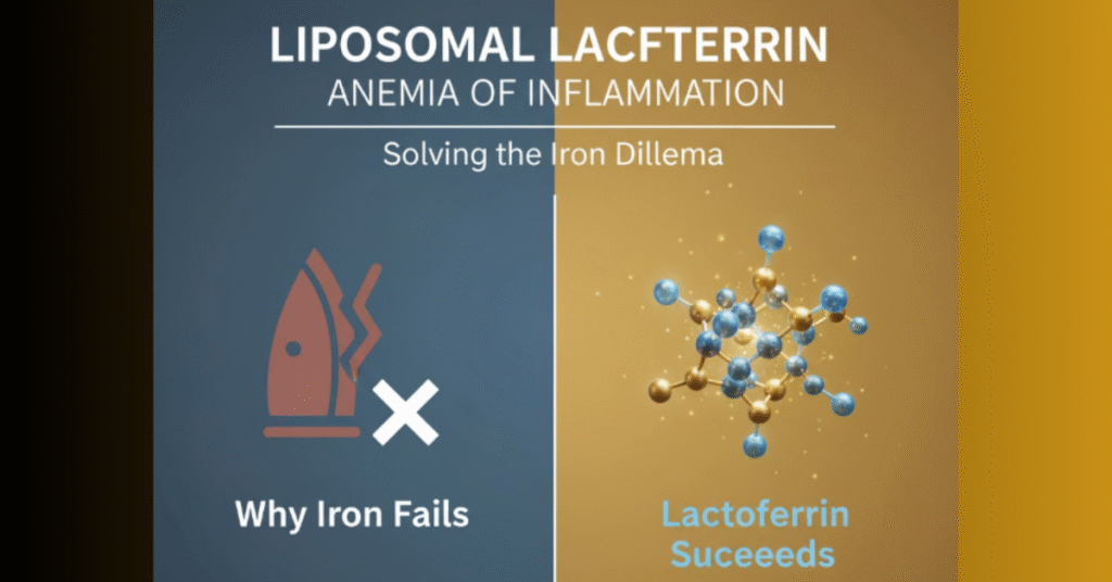 Liposomal Lactoferrin in Anemia of Inflammation: Why Iron Tablets Fail and Lactoferrin Succeeds 33 1 4