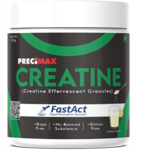 Precimax Creatine Effervescent Granules – Fast-Acting, Hydration-Linked Creatine for Strength, Recovery & Performance