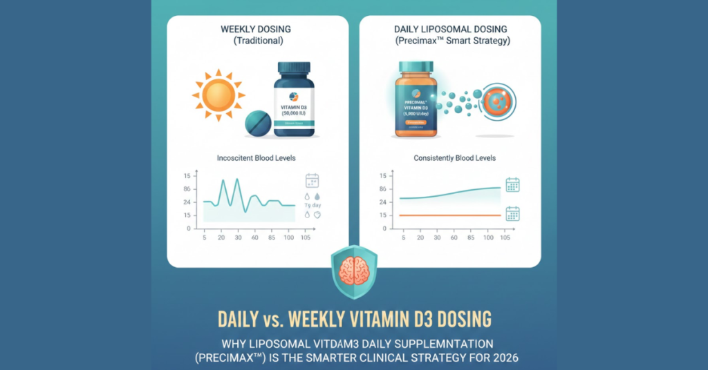 Daily vs. Weekly Vitamin D3: Why Liposomal Daily Dosing Is the 2026 Clinical Standard