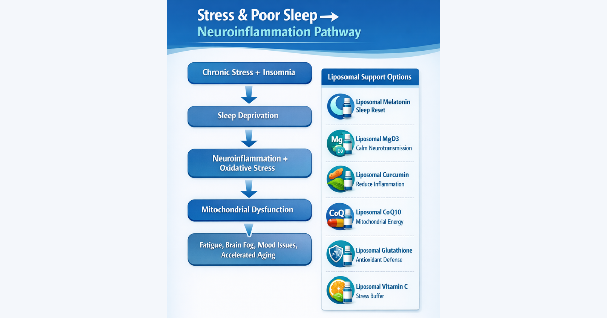 stress poor sleep
