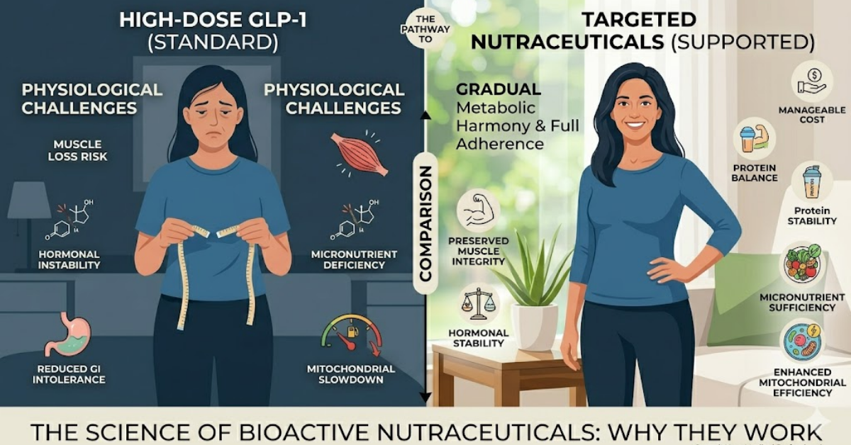 Improved Outcomes and Long-Term Sustainable Weight Loss with GLP-1 Microdosing and Bioactive Nutraceuticals: A Review of Current Evidence in the Indian Context 2 3 1