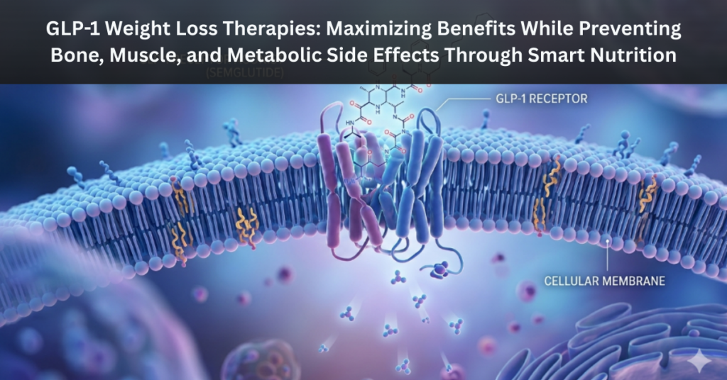 GLP-1 Weight Loss Therapies: Maximizing Benefits While Preventing Bone, Muscle, and Metabolic Side Effects Through Smart Nutrition
