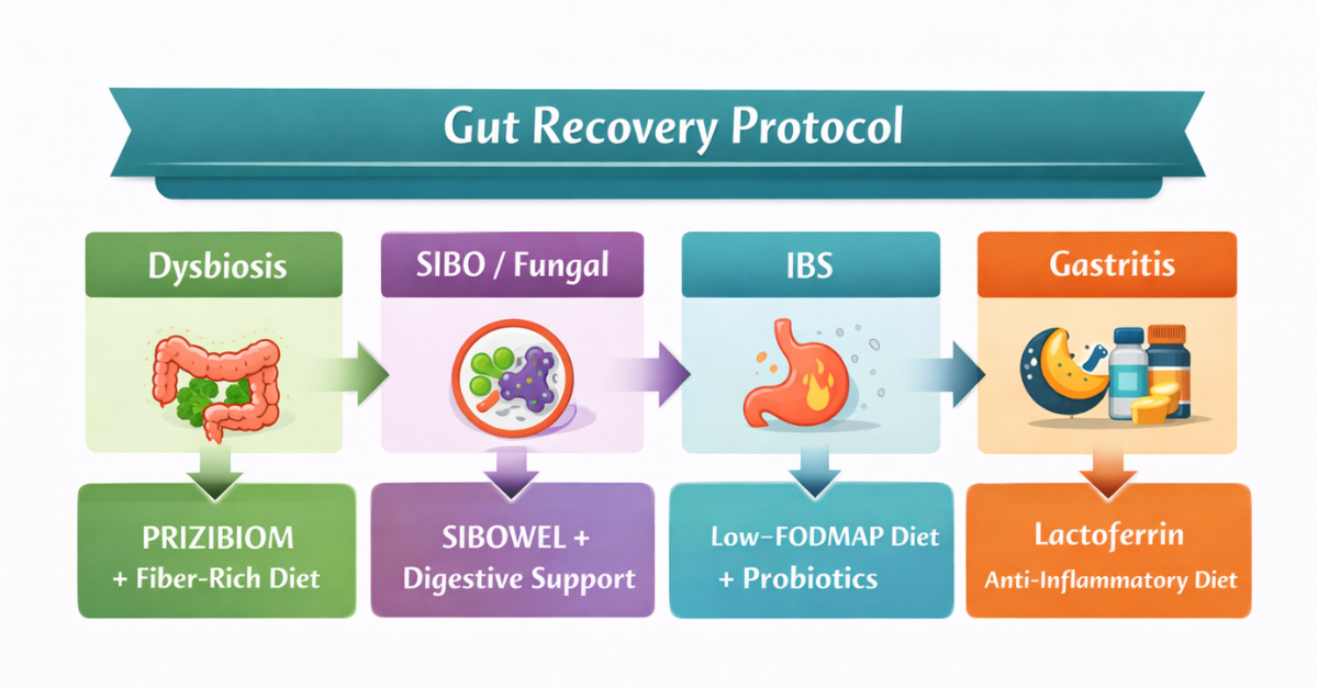 Gut recovery strategies