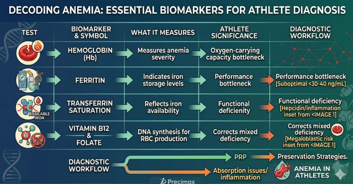 Anemia in Athletes in India: Causes, Diagnosis, and Modern Nutritional Strategies for Iron and B12 Deficiency 5 decoding