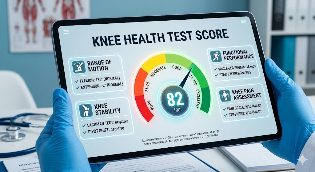 knee health test score