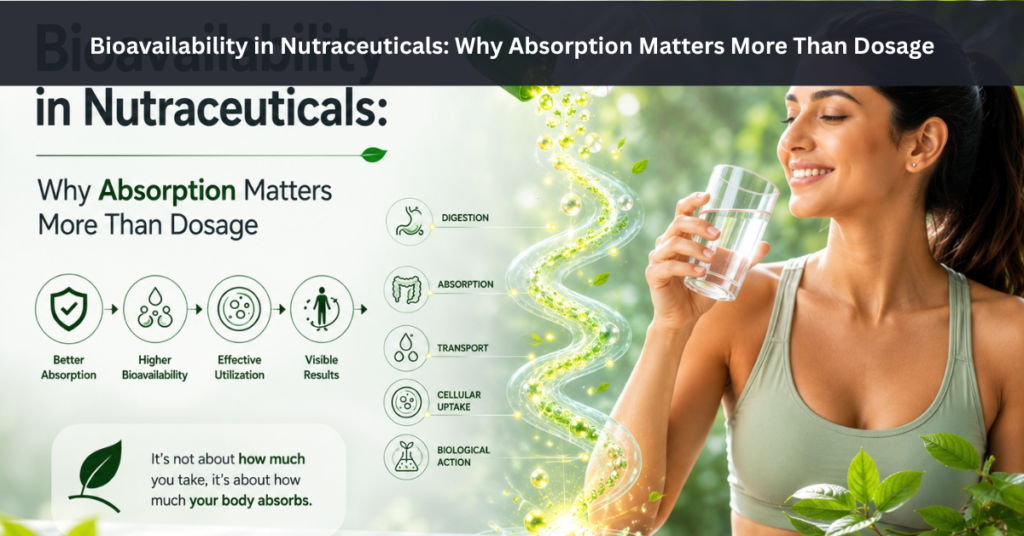 Bioavailability in Nutraceuticals: Why Absorption Matters More Than Dosage