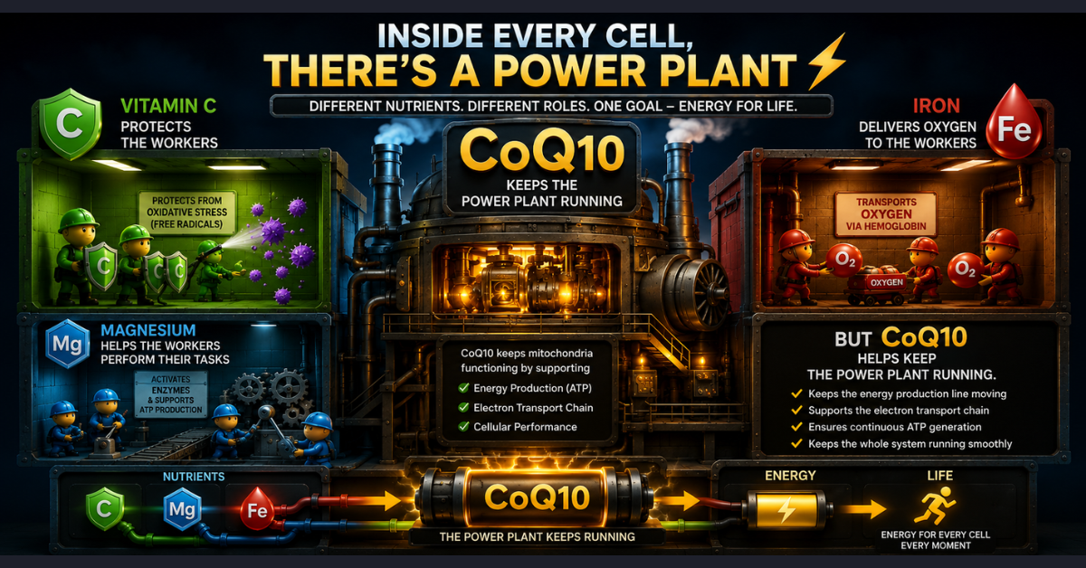Coenzyme Q10: The Missing Link in Cellular Energy, Healthy Aging and Modern Lifestyle Disorders 4 Coenzyme Q10 5