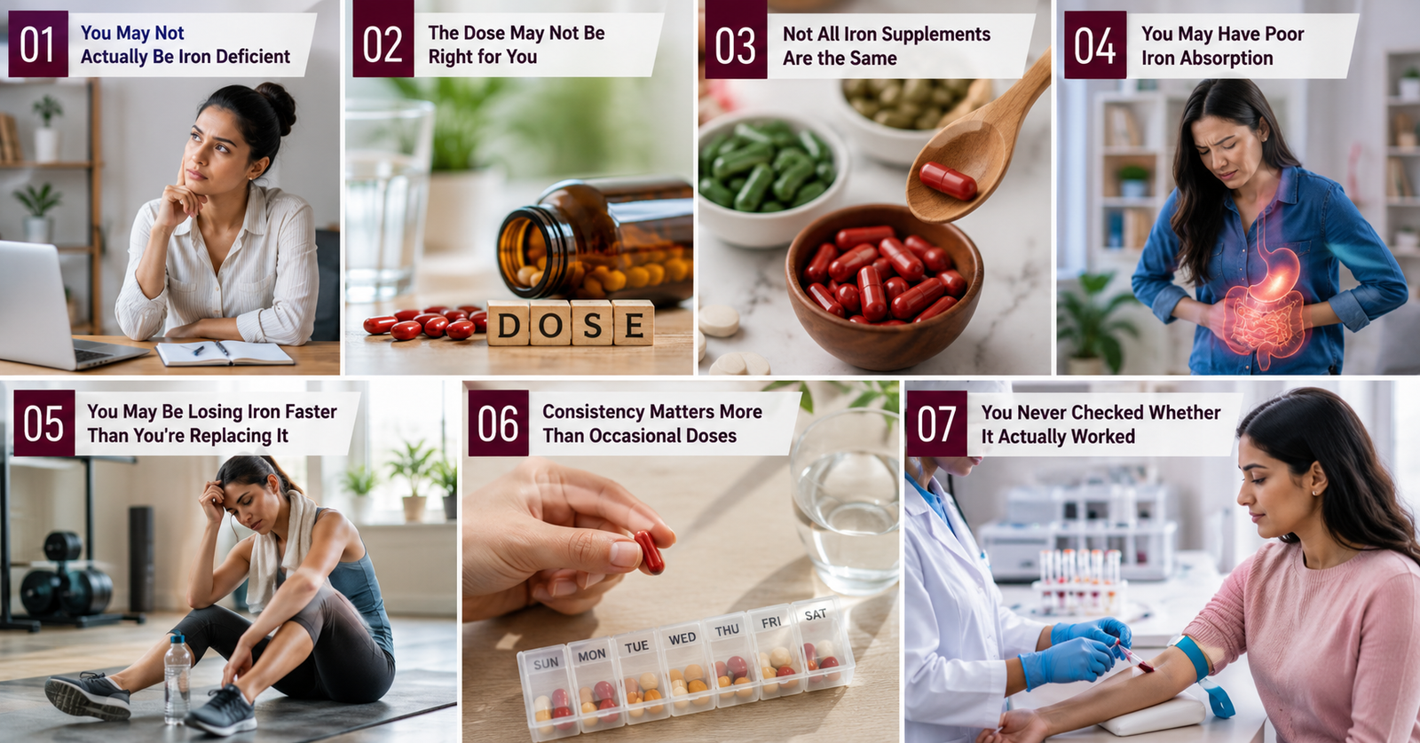 7 Reasons Your Hemoglobin May Not Improve Despite Taking Iron Supplements 1 Iron supplements