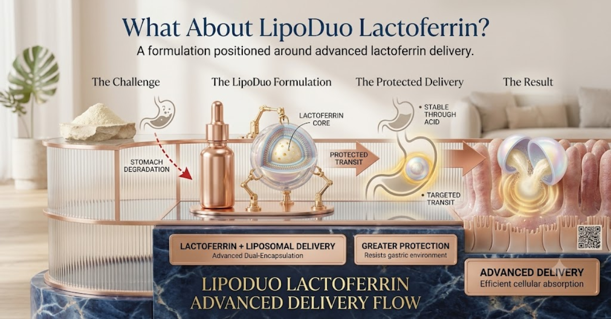 Why Liposomal Lactoferrin May Offer Superior Bioavailability: What the Science Says About Advanced Delivery 3 lipoduo technology