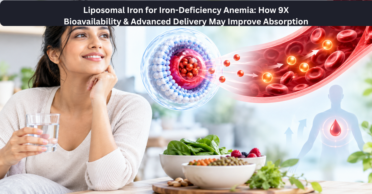 Liposomal Iron for Iron-Deficiency Anemia: How 9X Bioavailability & Advanced Delivery May Improve Absorption 1 Liposomal Iron