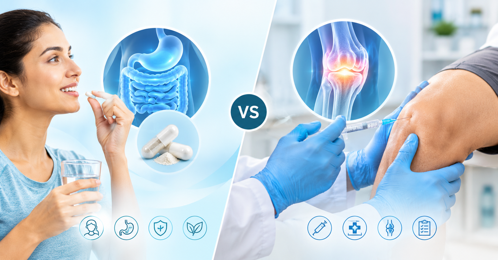 Hyaluronic Acid for Knee Pain and Osteoarthritis: Benefits, Dosage, Molecular Weight and Clinical Evidence 2 Hyaluronic Acid for Knee Pain: Benefits, Dosage & Evidence
